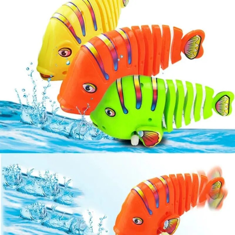 KiddoFish - Jouet de poisson à remonter