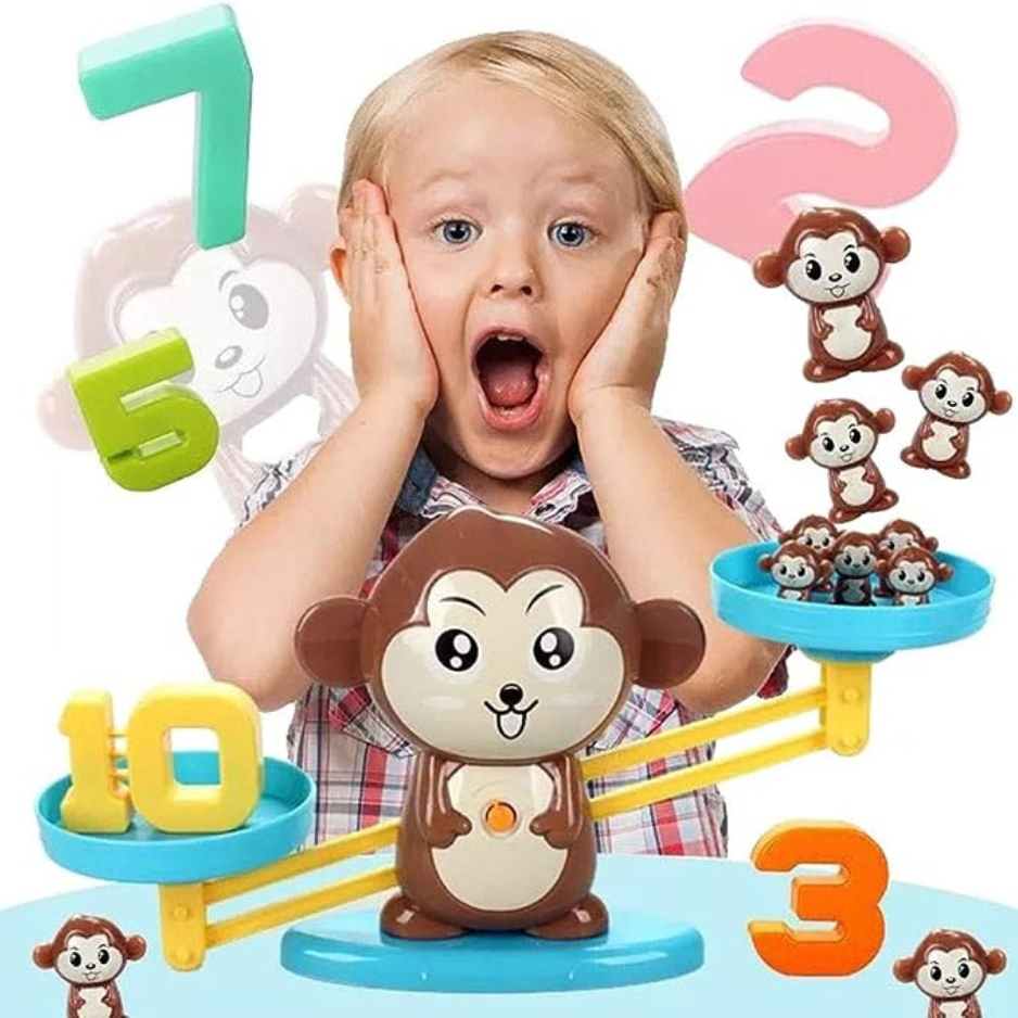 KiddoMonkey™ || Montessori wiskundespeelgoed 