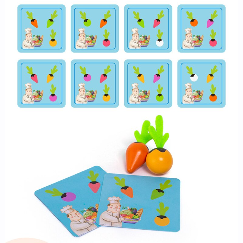 KiddoCarrot™ | Montessori-Memory-Spiel 
